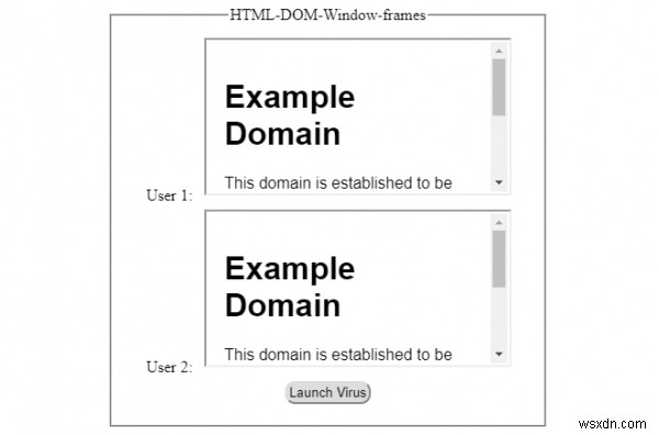 Thuộc tính khung cửa sổ DOM HTML 