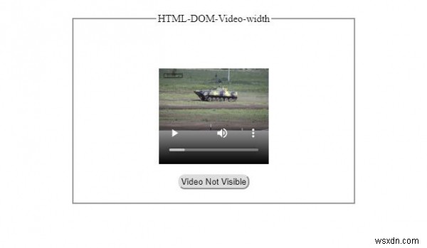 Thuộc tính chiều rộng video HTML DOM 