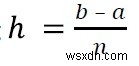 Quy tắc 1/3 của Simpson cho tích phân xác định 