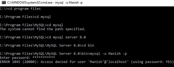 Làm thế nào để đặt lại hoặc thay đổi mật khẩu gốc MySQL? 