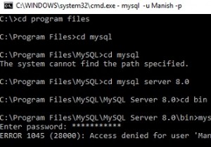 Làm thế nào để đặt lại hoặc thay đổi mật khẩu gốc MySQL? 