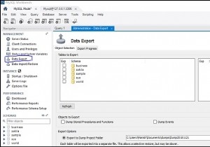 Làm thế nào để sao lưu cơ sở dữ liệu MySQL bằng MySQL Workbench? 