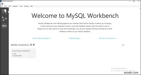 Tạo cơ sở dữ liệu mới với MySQL Workbench? 