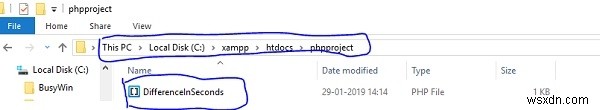 Phương thức TIME_TO_SEC () của MySQL trong PHP để chuyển đổi datetime sang giây là gì? 