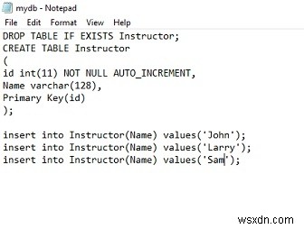 Chạy tệp SQL trong cơ sở dữ liệu MySQL từ thiết bị đầu cuối? 