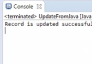 Cập nhật bảng MySQL với Java MySQL 
