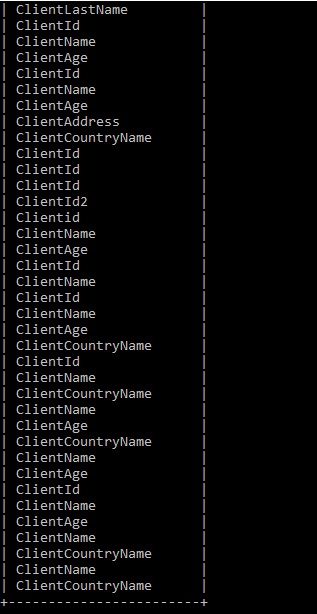 In MySQL có cấu trúc SELECT tại dấu nhắc lệnh 