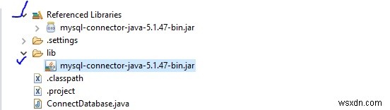 Khắc phục lỗi Kết nối trong kết nối Java MySQL cho trình kết nối được đặt thành đường dẫn lớp? 