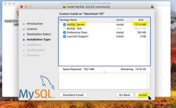 Cài đặt MySQL trên macOS 