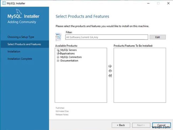 Cài đặt MySQL trên Microsoft Windows 