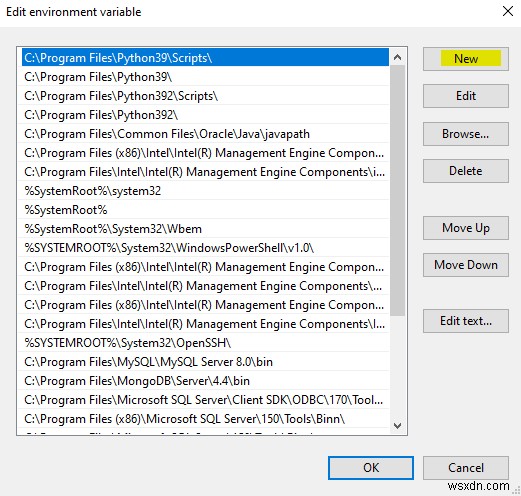 Thêm MySQL vào Windows Path 