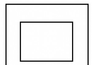 Chương trình in Hình vuông bên trong Hình vuông trong C 