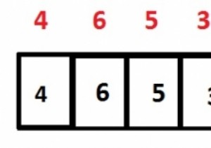 In các phần tử khác nhau của mảng đã sắp xếp trong C