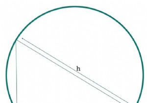 Diện tích Hình tròn Ngoại tiếp Tam giác vuông trong C Chương trình? 
