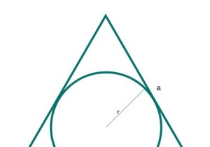 Diện tích hình tròn nội tiếp tam giác đều trong C Chương trình? 
