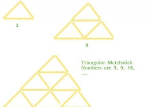 Chương trình C / C ++ cho Số que diêm hình tam giác? 