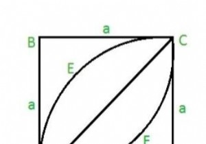 Diện tích của một chiếc lá bên trong một hình vuông trong Chương trình C? 