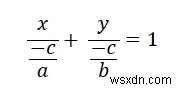 Diện tích tam giác tạo bởi trục tọa độ và một đoạn thẳng cho trước? 