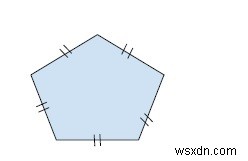 Chương trình tìm Diện tích của một Lầu năm góc trong C ++ 