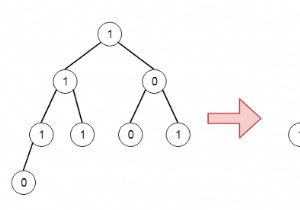 Cắt tỉa cây nhị phân trong C ++ 