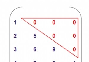 Chương trình kiểm tra xem ma trận có phải là tam giác dưới trong C ++ hay không 