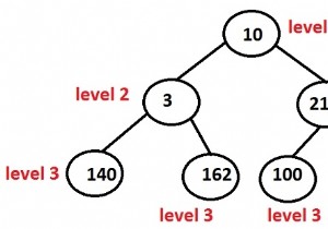 In Mức của tất cả các nút trong Cây nhị phân trong Lập trình C ++. 