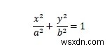 Diện tích của hình vuông lớn nhất có thể được nội tiếp trong một hình elip trong C ++ 