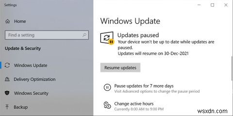 Cách quản lý Windows Update trong Windows 10 