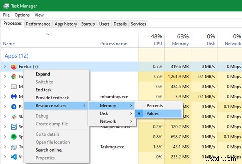 10 thủ thuật Windows Task Manager có thể bạn chưa biết 