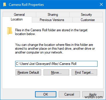 Cách xóa Thư mục Camera Roll và Ảnh đã Lưu trong Windows 10 