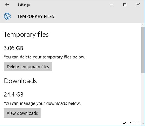 Cách giải phóng dung lượng lưu trữ để chạy Windows 10 