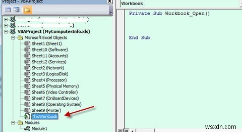 Cách xem tất cả thông tin máy tính của bạn bằng tập lệnh VBA trong Excel đơn giản 