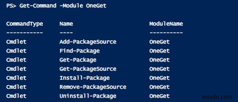Windows Gets A Package Manager - Tải xuống phần mềm tập trung thông qua OneGet 