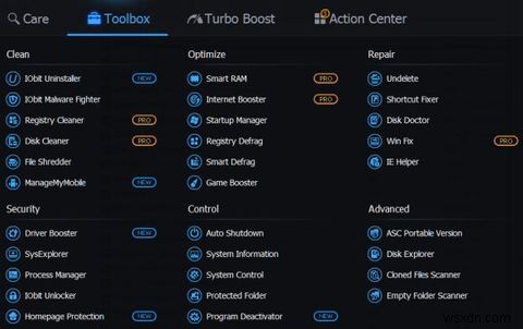 IObit Advanced SystemCare 7:Một tiện ích tất cả trong một tuyệt vời 