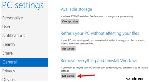 Cách khôi phục, làm mới hoặc đặt lại cài đặt Windows 8 của bạn 