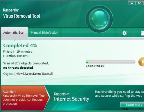 Kiểm tra PC của bạn nhanh chóng và miễn phí với Công cụ diệt vi-rút Kaspersky 