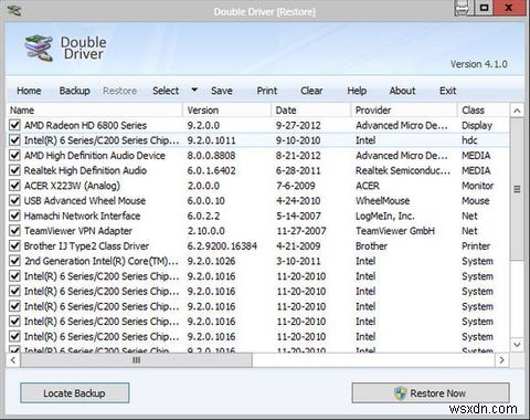 Double Driver giúp sao lưu và khôi phục trình điều khiển của bạn dễ dàng hơn bao giờ hết [Windows] 