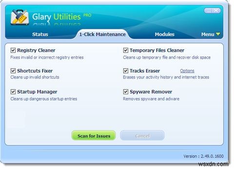 Giữ cho PC của bạn hoạt động trơn tru với Glary Utilities Pro 