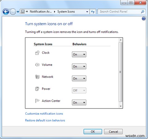 Quản lý và ngăn nắp khay hệ thống Windows 7 