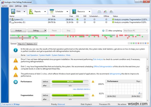 Tối ưu hóa hiệu suất đĩa của bạn với Auslogics Disk Defrag Pro [Giveaway] 