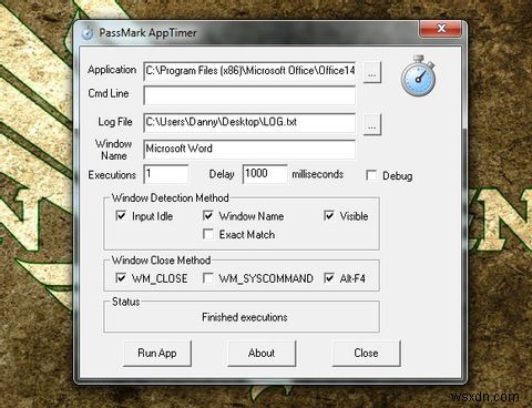 AppTimer:Nhận thời gian khởi động cho mục đích đo điểm chuẩn [Windows] 