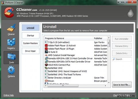 Tối ưu hóa hệ thống của bạn để chạy tốt nhất với CCleaner 