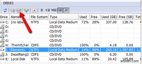 GetFoldersize tính toán mức sử dụng đĩa cứng một cách nhanh chóng và dễ dàng [Windows] 