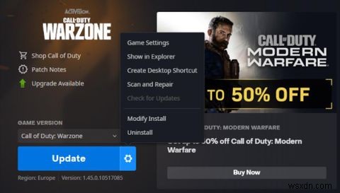 Cách khắc phục Call of Duty:Warzone không khởi chạy trên Windows 11 và 10 