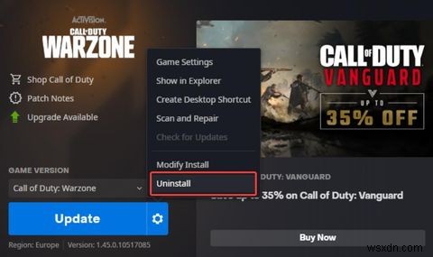Cách khắc phục Call of Duty:Warzone không khởi chạy trên Windows 11 và 10 