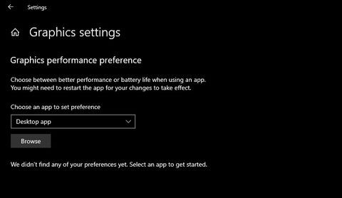 Cách chọn GPU ưa thích cho ứng dụng trên Windows 10 