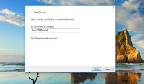 Cách tạo lối tắt máy in trên Windows 10 