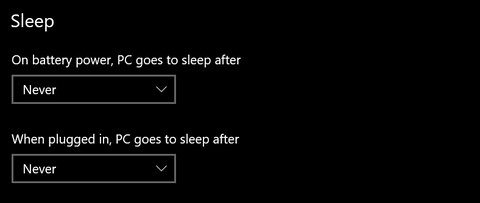 Cách tùy chỉnh hoàn toàn cài đặt chế độ ngủ trên Windows 10 của bạn 