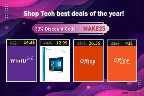 Nhận Giấy phép trọn đời Windows 10 $ 14 và Microsoft Office $ 26 cho Năm mới 