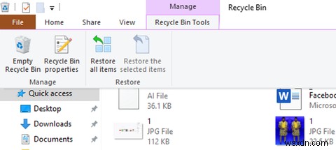 4 cách khôi phục tệp từ thùng rác trong Windows 10 